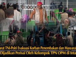 Aparat Evakuasi Korban Penembakan dan Warga Sipil yang Dijadikan Perisai oleh KKB di Intan Jaya