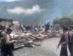 10 Rumah Pejabat dan Kepala Distrik Dibakar di Puncak Jaya