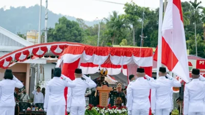 Gubernur Papua Tengah Pimpin Upacara Hari Pancasila