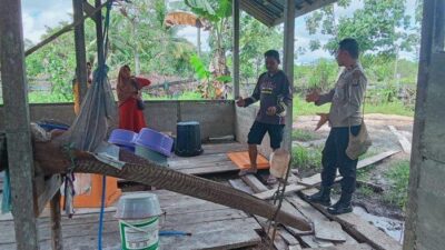 Polsek Bomberai Dukung UMKM Pengolahan Sagu di Fakfak Papua Barat