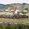 Bendera Merah Putih Berkibar Megah di Puncak Jaya, Tandakan Persatuan Indonesia