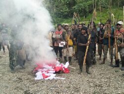 Warga Papua Murka: OPM Bakar Bendera Merah Putih di Hari Kemerdekaan