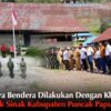 Sinak Puncak Kibarkan Merah Putih dalam Upacara HUT RI Penuh Khidmat
