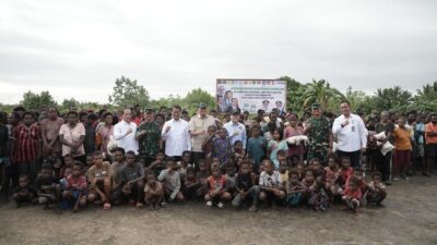 Bulog Distribusikan Bantuan Pangan untuk Warga Kampung Wogekel & Wanam di Papua