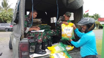 Kodim 1710/Mimika Luncurkan Gerakan Pangan Murah untuk Stabilkan Harga Beras