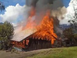 OPM Beraksi Brutal: Bakar Permukiman dan Infrastruktur Vital di Papua