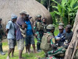 Satgas Walet Sakti TNI Bawa Harapan dan Pengobatan Gratis ke Kampung Yelai