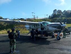 Satgas Korpasgat Amankan Distribusi Logistik di Bandara Bilorai Intan Jaya