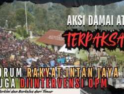 Aksi Damai atau Terpaksa? Forum Rakyat Intan Jaya Diduga Diintervensi OPM