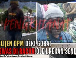 PENGKHIANAT! Intelijen OPM Deki Gobai Tewas Diracun oleh Rekan Sendiri