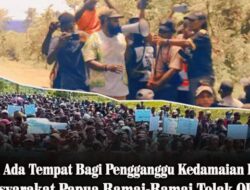 Rakyat Papua Menolak OPM: Masa Depan Dibangun dengan Ilmu, Bukan Konflik
