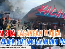 Kekacauan di Pasar Yahukimo: OPM Sita Paksa Dagangan Mama-Mama Papua, Aparat Datang Amankan Pasar