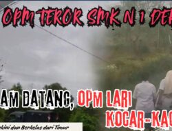 OPM Teror SMK N 1 Dekai, Apkam Datang OPM Lari Kocar-Kacir