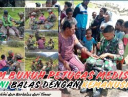 Keji! OPM Bunuh Petugas Medis, TNI Balas dengan Kemanusiaan
