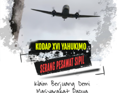 TPNPB-OPM Kodap XVI Yahukimo Serang Pesawat Sipil di Dekai, Klaim Berjuang Demi Masyarakat Papua Dipertanyakan