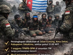 TNI Amankan Tujuh Anggota TPNPB-OPM di Yahukimo, Moril Kelompok Bersenjata Tertekan