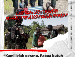 Cukup Sudah Darah Tertumpah: Masyarakat Papua Bosan dengan Kekerasan TPNPB-OPM